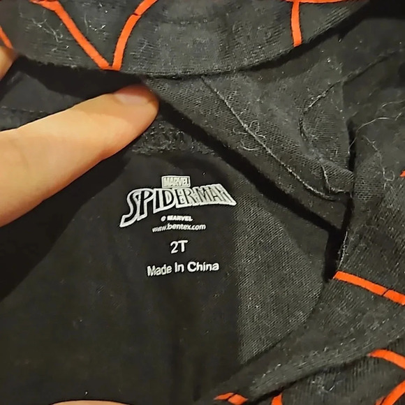 Myles Morales Marvel Spiderman Toddler Costume Sz 2t - Picture 3 of 4